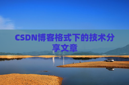 CSDN博客格式下的技术分享文章
